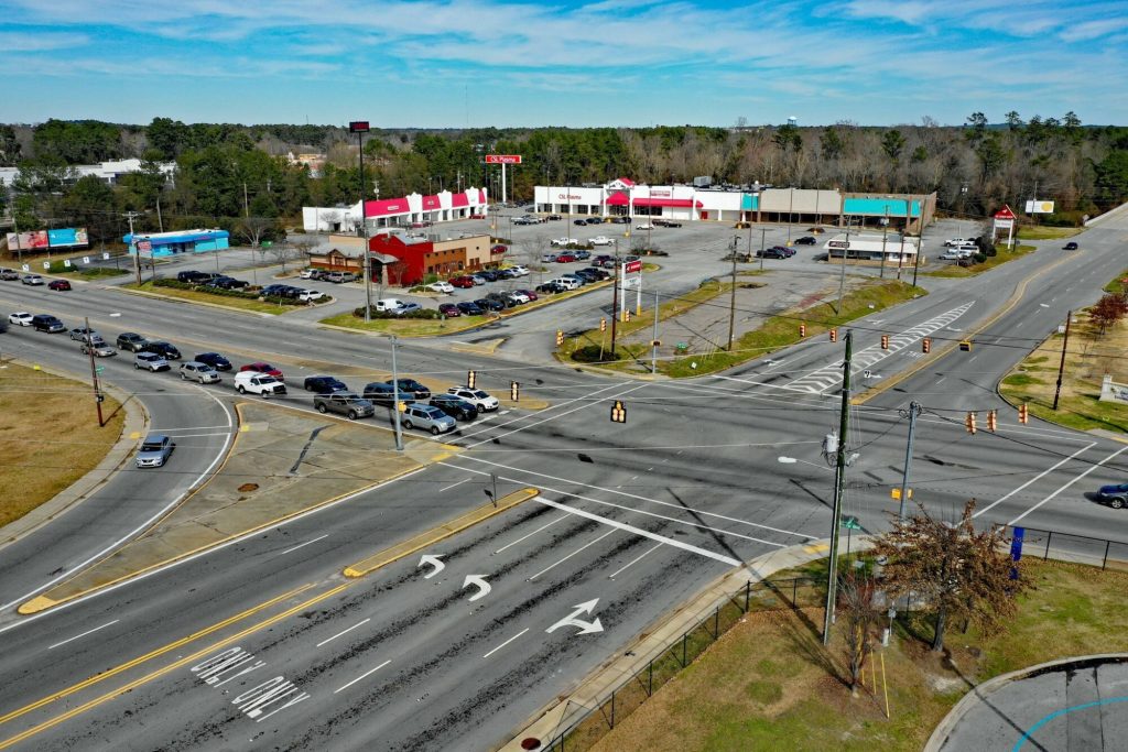 aerial view two notch road dentsville sc local moving area.jpg