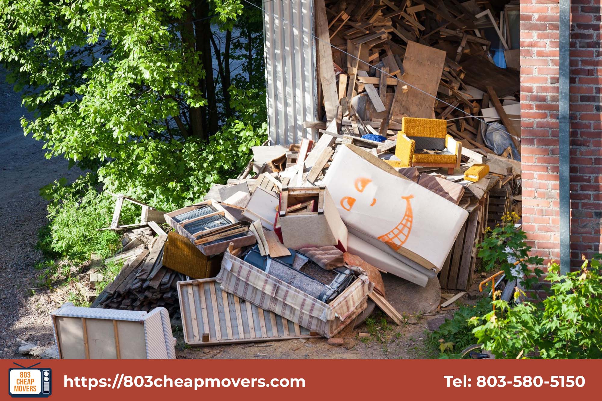 bulk junk removal property cleanout camden sc